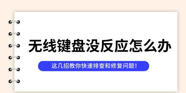 無線鍵盤沒反應(yīng)怎么辦 這幾招教你快速排查和修復(fù)問題！