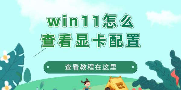 win11怎么查看顯卡配置 win11系統(tǒng)查看顯卡配置的方法